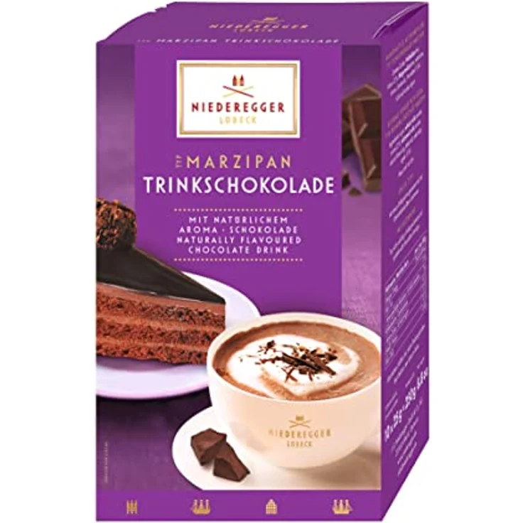 Niederegger Kakaohaltiges Getränk Marzipan Trinkschokolade 250g – Bild 2