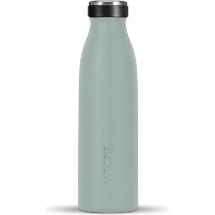 720°DGREE Edelstahl Trinkflasche “milkyBottle”, 500ml, BPA-frei, auslaufsicher, kohlensäuregeeignet, kinderfreundlich, doppelwandig, für Sport und Schule – Bild 1