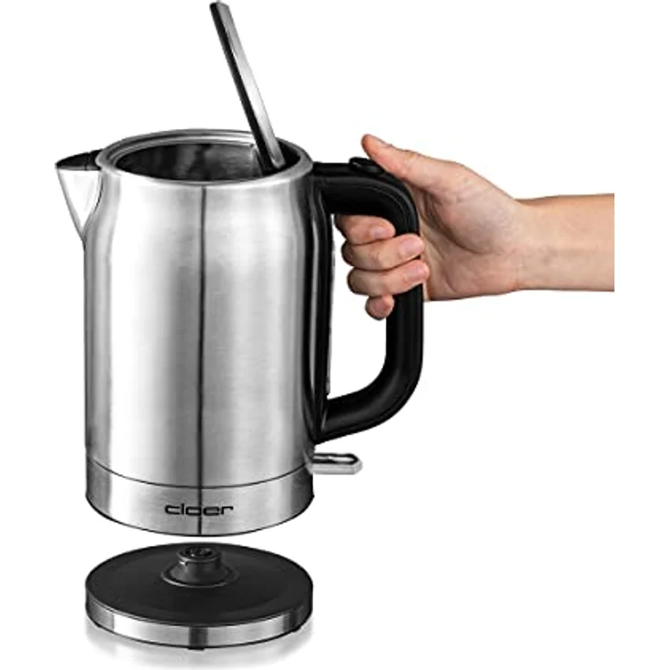 Cloer 4529 Wasserkocher 1,7L aus Edelstahl, 1.7 liters – Bild 2