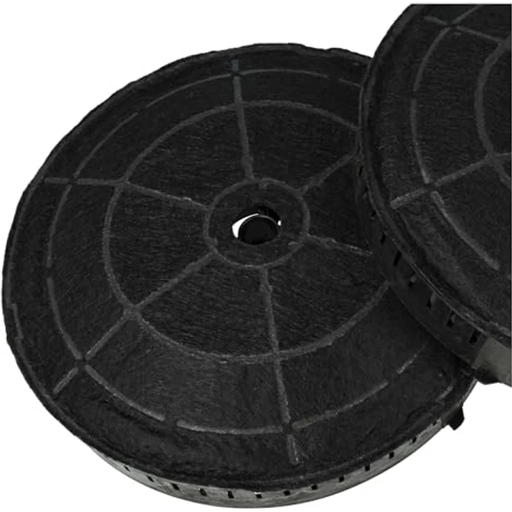 vhbw 4x Aktivkohlefilter kompatibel mit Elica 208355404731, 208355404730, 208355404733, 208355404732, 208355404734 Dunstabzugshaube - 17,2 cm, Schwarz – Bild 6
