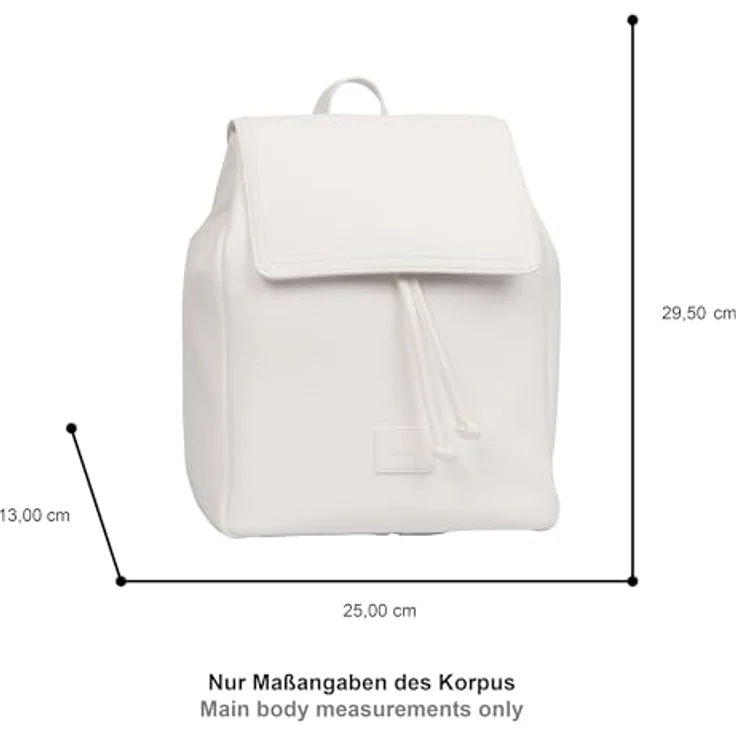 Gabor Elfie City Rucksack M, 29.5 cm, weiß, aus 100% Polyurethan – Bild 4