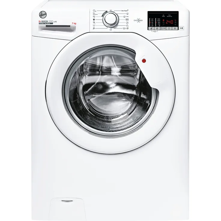 Hoover H-WASH 300 Lite H3W4 272DA3/1-S, 7kg Waschmaschine mit NFC-Technologie und MixPowerSystem