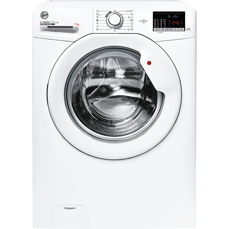 Hoover H-WASH 300 Lite H3W4 272DA3/1-S, 7kg Waschmaschine mit NFC-Technologie und MixPowerSystem