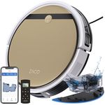 ZACO V5 Max Saugroboter mit Wischfunktion, 3000Pa Saugkraft, Alexa/App Steuerung, ideal für Tierhaare, leiser 2in1 Wischroboter, blau