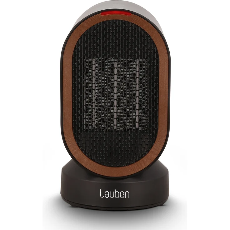 Lauben Desk Fan&Heater 2in1 600BB, Mini-Heizer mit PTC-Keramikheizer, blattloses Design, 600 Watt