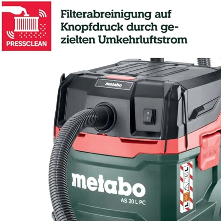 Metabo Nass-Trocken-Sauger Allessauger, Staubklasse L zertifiziert – Bild 8