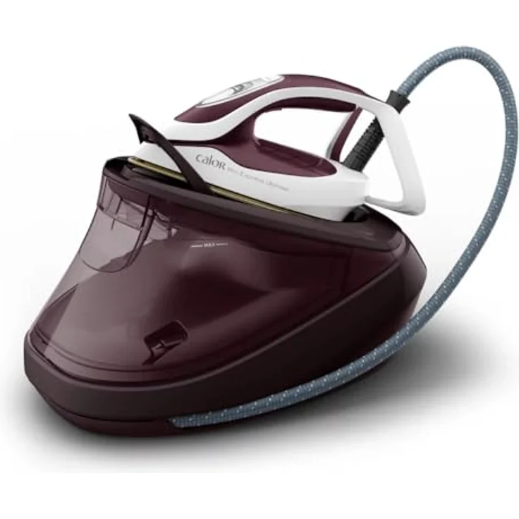 Calor GV9721C0, Trocken- & Dampfbügeleisen mit 3000 W und 160 g/min Dampfstoß, Violett und Weiß – Bild 1