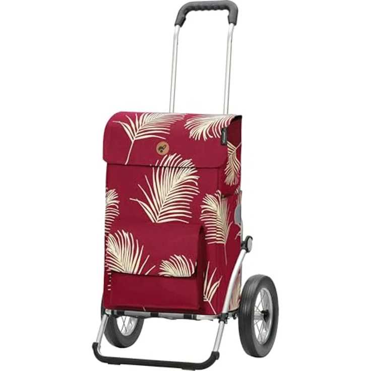 Andersen Shopper Royal Shopper Signe, Einkaufstrolley 59 cm, rot, 100% Polyester, 35 cm x 24 cm – Bild 1