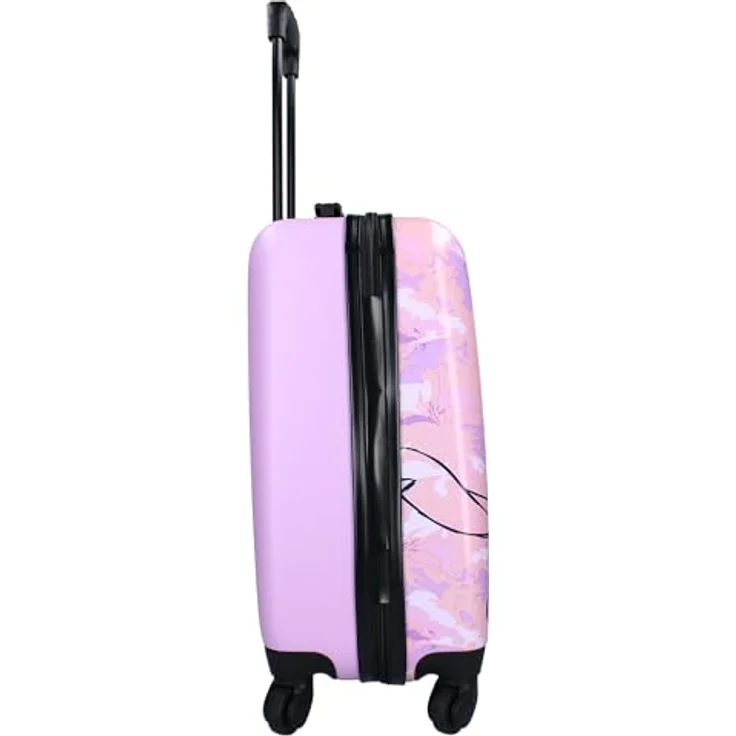 Vadobag Lilo & Stitch Trolley Koffer Ohana Forever ABS-Reisetrolley für Kinder – 4 Räder – Ausziehbarer Griff – 46 x 33 x 21 cm – Fassungsvermögen 31 Liter – Rosa – Bild 3