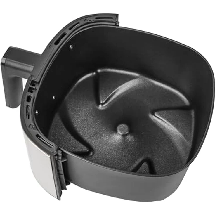 Emerio 4.5 Liter große digitale Heißluftfritteuse TOP AirFryer Frittieren ohne zusätzliches Öl 8 Automatik Programme Edelstahl INOX BPA frei schnelle Aufheizung easy to clean 1300W AF-129084 – Bild 3