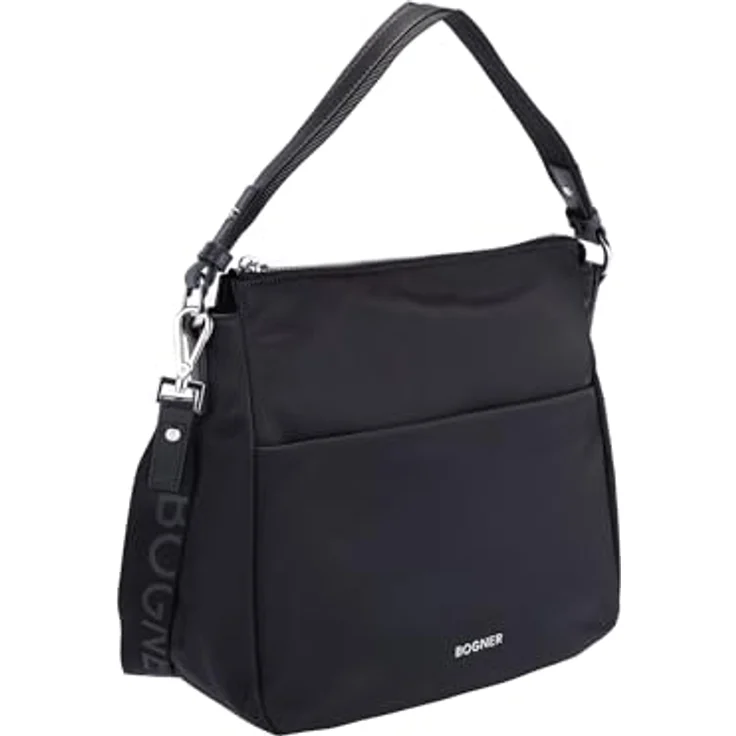 Bogner Klosters Schultertasche, 35 cm, schwarz, 100% Nylon, 35 x 13 x 27.5 cm – Bild 2