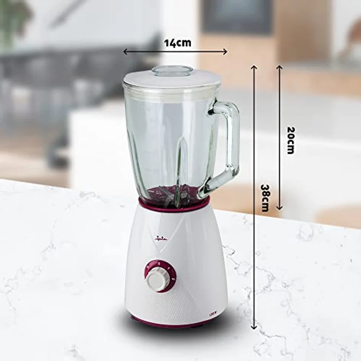 JATA Standmixer BT265 1,5 L 1300W Weiß – Bild 3