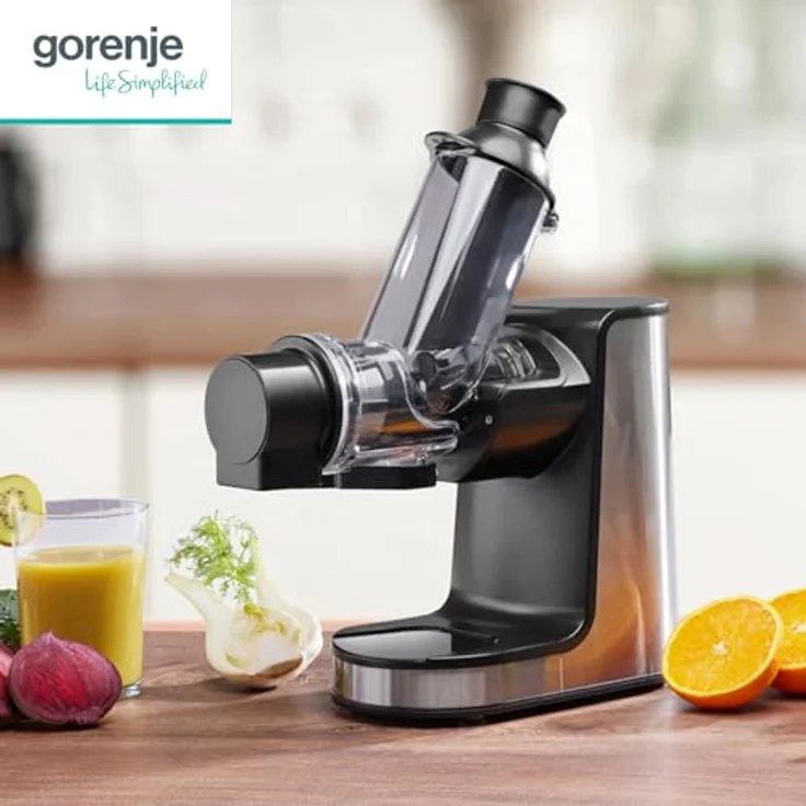 GORENJE Slow Juicer JC 200 BE, 200 W Entsafter in schwarz – Bild 2