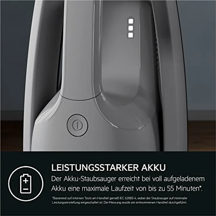 AEG ULTIMATE 5000 ANIMAL AS52AB18UG Akku-Staubsauger / 2in1 / leise 79 dB(A) / 58 % Recyclingmaterial / bis zu 45 Min. Laufzeit / Automatik / freistehend / Tierhaarentfernung / inkl. Zubehör / grau – Bild 5