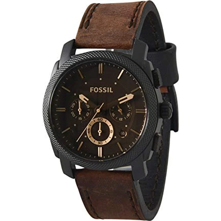 Fossil Herren Armbanduhr FS4656IE Chronograph Leder braun – Bild 4
