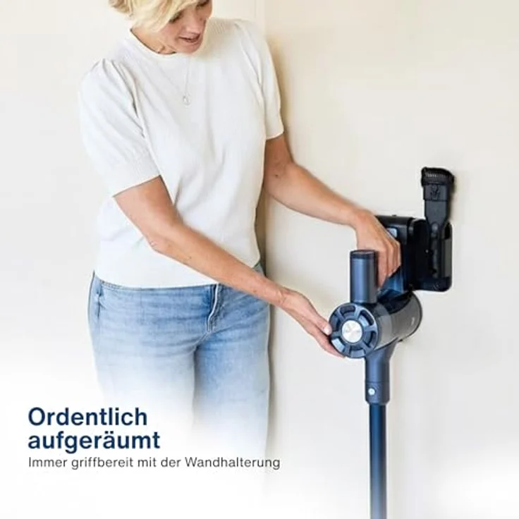Samako CleanDetect Lite 250W, kabelloser Handstaubsauger mit 22 kPa Saugkraft, 0,5-L Beutel und waschbarem HEPA-Filter – Bild 5