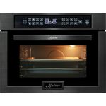 Kaiser Küchengeräte Einbau-Mikrowelle EM 6307 RS, 38,00 l, Mikrowellen-Backofen, 45 cm Hoch, TouchControl, Heißluftsystem, Schwarz - Preisvergleich