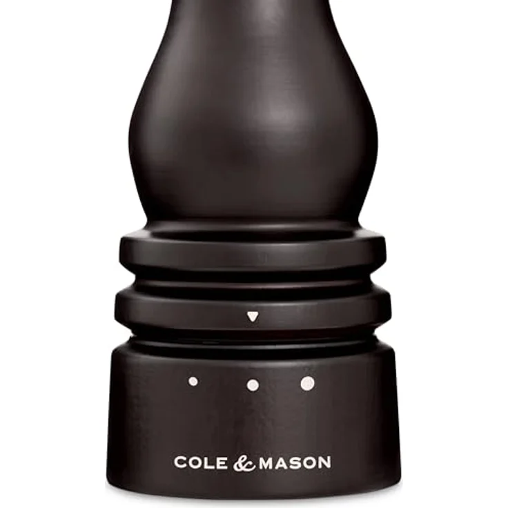 Cole & Mason London Salzmühle, Buchenholz, 3 einstellbare Mahlgrade, korrosionsbeständiges Keramikmahlwerk, 18 cm – Bild 11