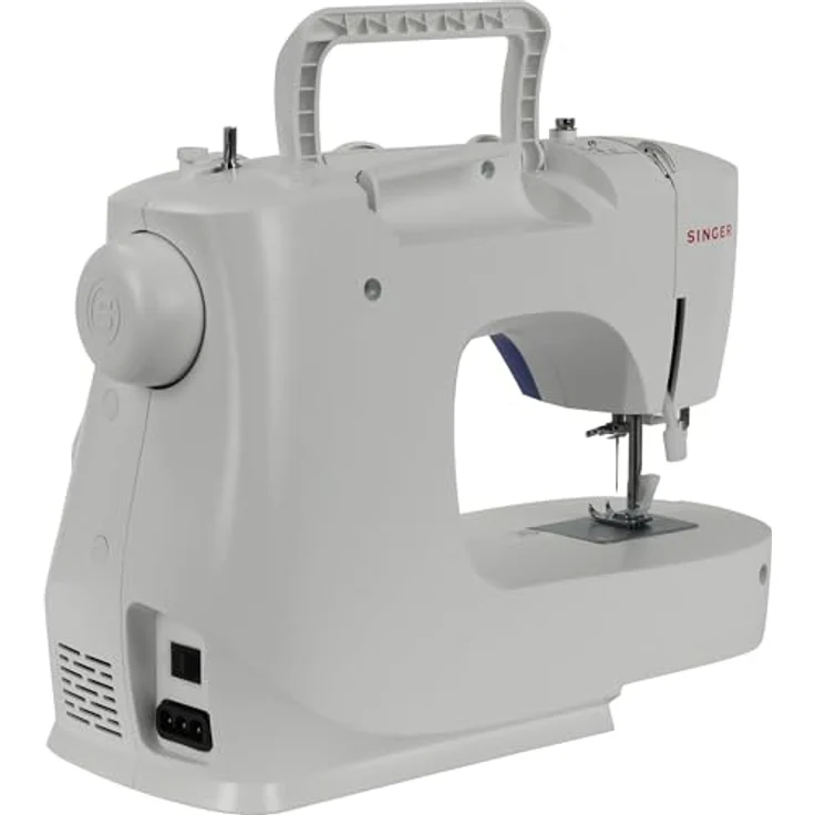 Singer M 3 405 Freiarm-Nähmaschine 23 Nähprogramme Nadeleinfädler Freiarm-Nähmaschine, blau – Bild 3