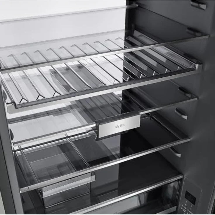 LG GBGW92GCEV, Kühl-Gefrierkombination mit 465 l, NoFrost, Fresh Zone Fach, Schwarz – Bild 22
