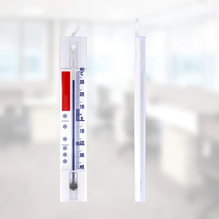 Lantelme 4 Stück Kühlschrankthermometer analog mit Haken Thermometer für Gefrierschrank Kühlschrank Kühltruhe Kühltheke 4884 – Bild 5