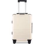 Kapten & Son Heathrow Kabinentrolley, 4 Rollen, 55 cm, beige, 100% Polycarbonat, 38 x 20 x 55 cm