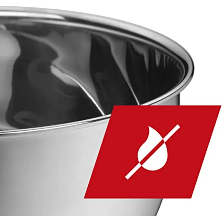 Silit Küchenschüssel-Set 3-teilig, Edelstahl, multifunktional als Rührschüssel, Salatschüssel, Servierschüssel, stapelbar – Bild 4