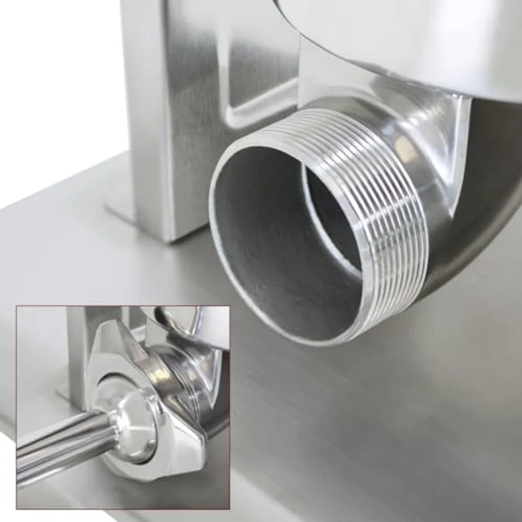 Beeketal BT07 Edelstahl Industrie Wurstfüllmaschine, 7 L – Bild 6