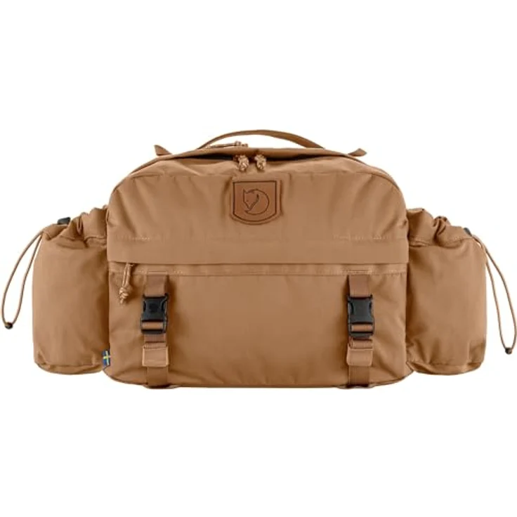 Fjällräven Singi Hip Pack 31 cm, praktische Gürteltasche aus 100% Nylon, braun – Bild 3