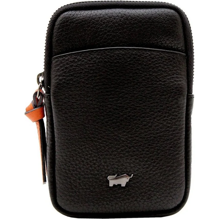 Braun Büffel Umhängetasche Novara, Smartphonefach, Schwarz – Bild 1
