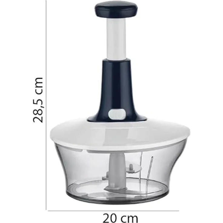 Vip Ahmet Basmalı El Rondosu, Kırmızı 1500 ml, Lebensmittelzerkleinerer mit 3-Klingen-System und BPA-freiem Design – Bild 4