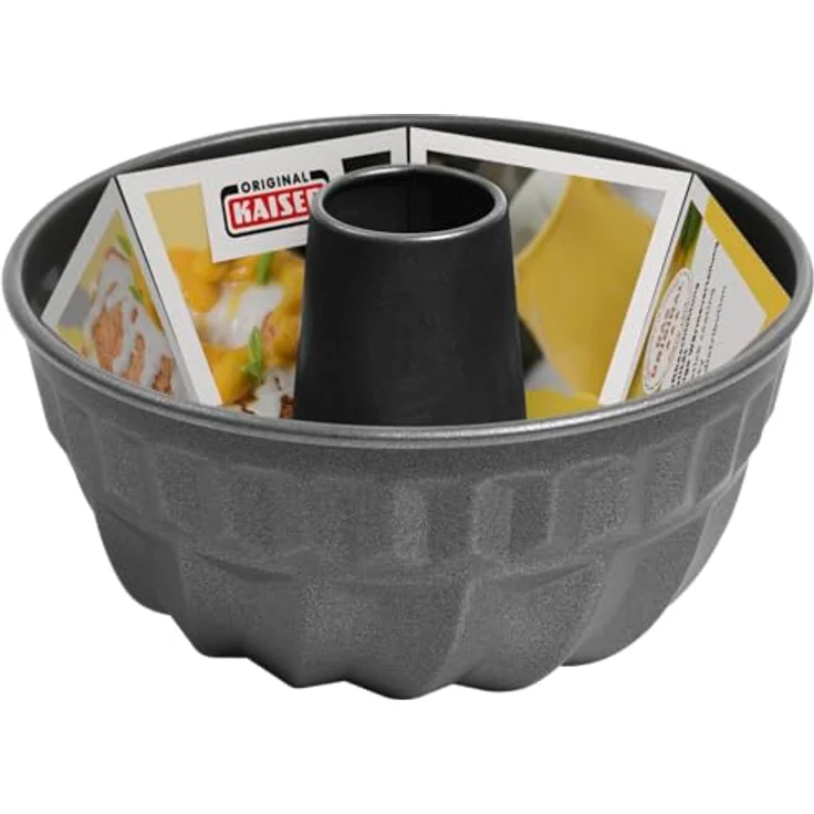Kaiser Classic Bund-- Gugelhupfform, 24 cm, antihaftbeschichtet, gleichmäßige Bräunung mit Rezept – Bild 6