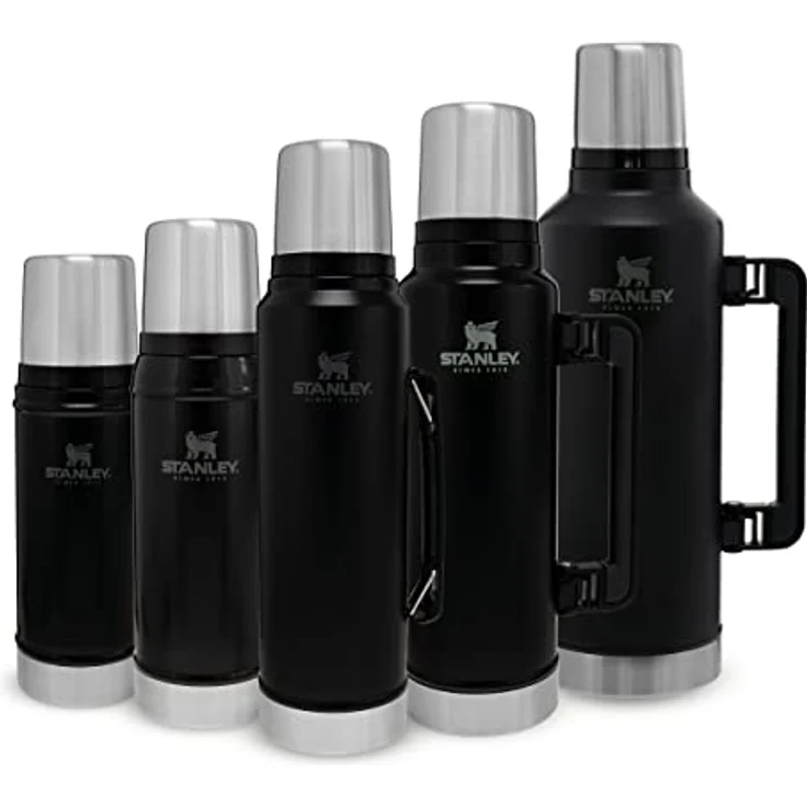 Stanley Classic Legendary Thermosflasche 2.3L Matte Black Pebble - Edelstahl Thermoskanne - BPA-frei - Thermos Hält 48 Stunden Heiß - Deckel Fungiert Auch als Trinkbecher - Spülmaschinenfest – Bild 5