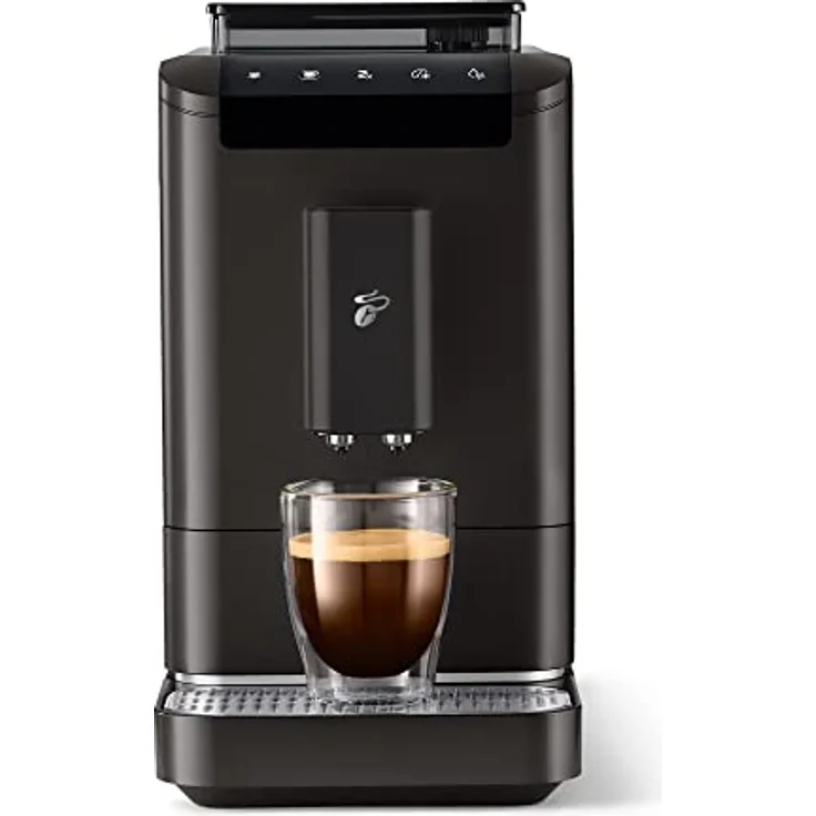 Tchibo Kaffeevollautomat Esperto2 Caffè mit 2-Tassen-Funktion für Caffè Crema und Espresso, Granite Black – Bild 2