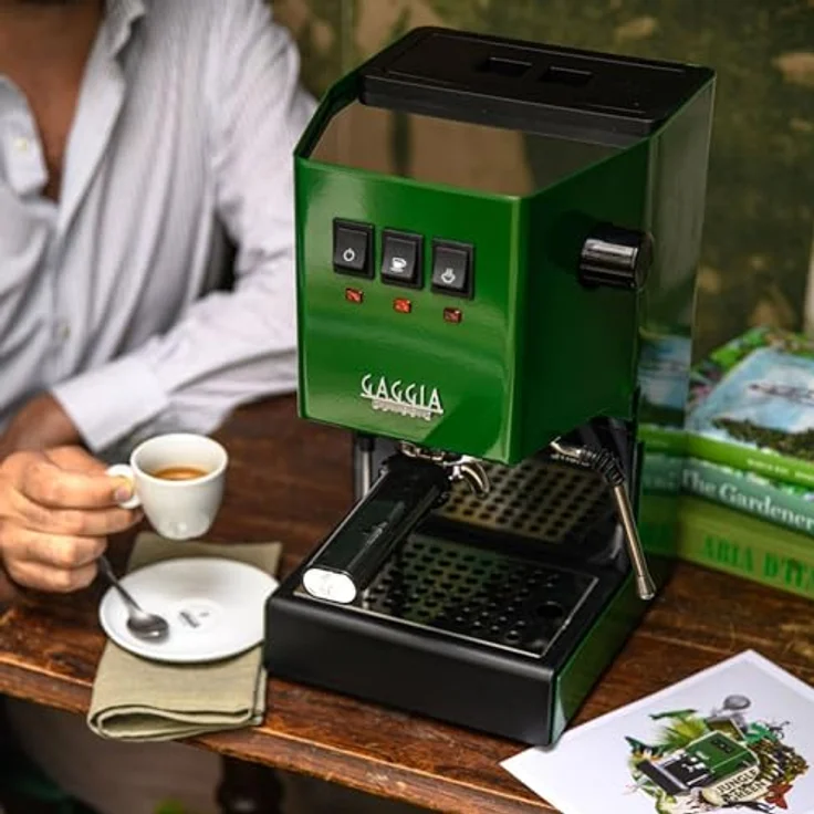 Gaggia Classic EVO, Siebträgermaschine, Grün – Bild 3