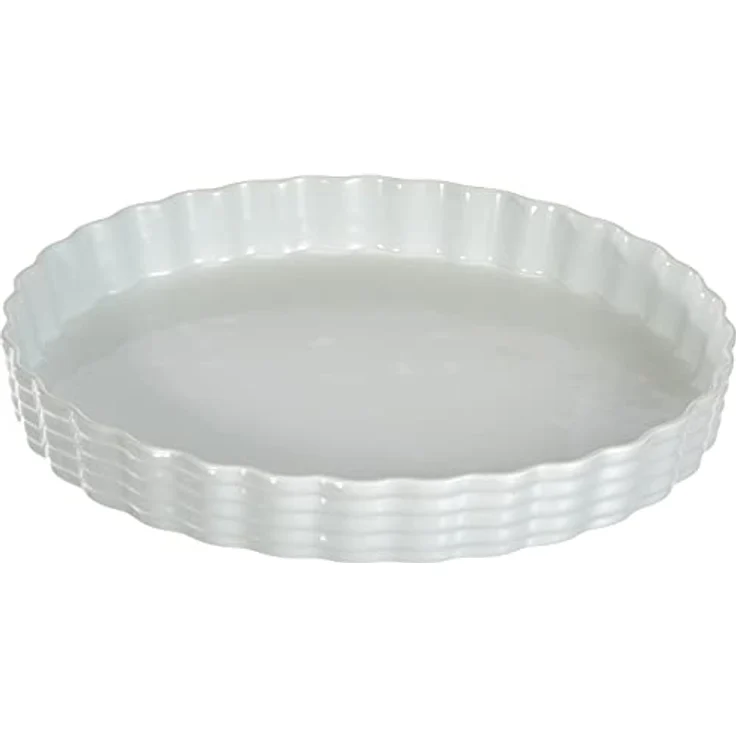 Küchenprofi Tortenform 29,5cm Burgund, Porzellan, Weiß – Bild 1
