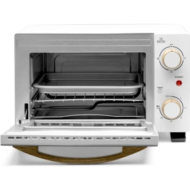 Orbegozo HO 990, Elektrobackofen mit 10 Litern Volumen und 800 W Leistung, Weiß – Bild 3
