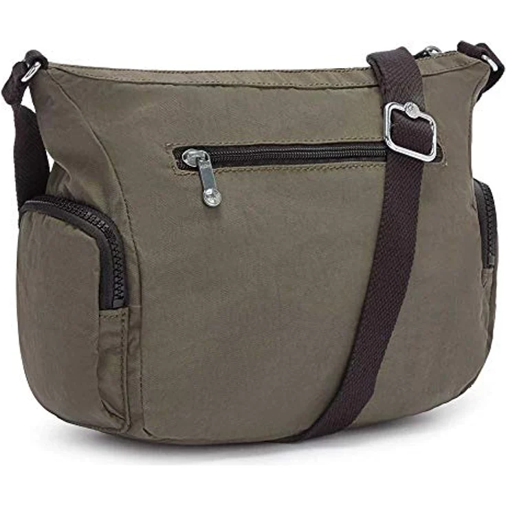 KIPLING Umhängetasche Basic Eyes Wide Open, Crossbody Tasche in Green Moss, mit verstellbarem Schulterriemen und mehreren Fächern – Bild 2