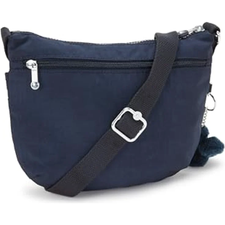 KIPLING Umhängetasche Basic Eyes Wide Open, kleine Crossbody Tasche, 24 cm, blau, mit mehreren Zipperfächern – Bild 2