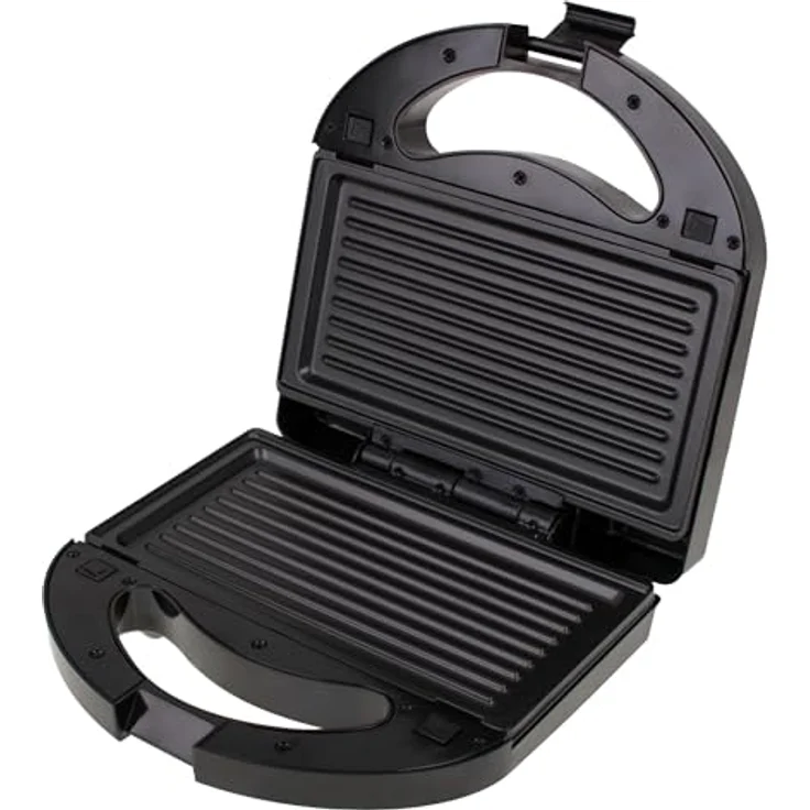 CAMRY Multifunktionsgerät 3 in 1 Sandwichmaker, Sandwichtoaster, Kontaktgrill, Oreschki Maker, Nussmaker, Nuss Keksen, 1000W, Antihaftbeschichtung (Schwarz) – Bild 3