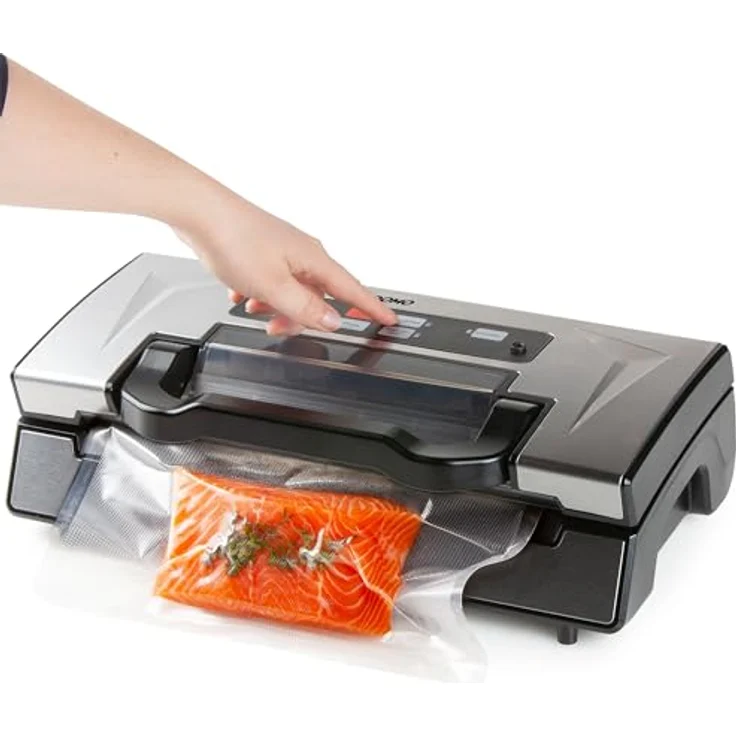 DOMO DO336L Vakuumierer, 130W, 20 l/min Pumpenleisteung, klappbar, kabelgebunden, Kunststoff, anthrazit – Bild 6