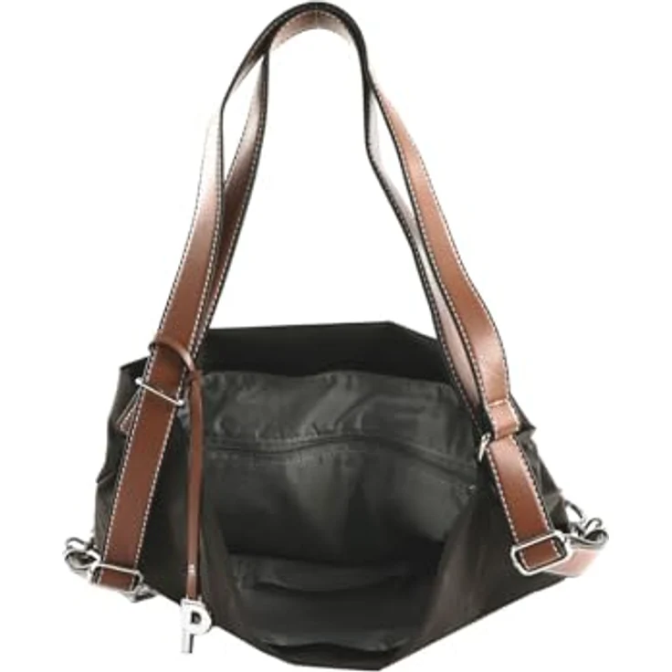 Picard Sonja Umhängetasche und Rucksack, ultraleichtes Feinnylon, braun, 12 L Volumen, wandelbar – Bild 5