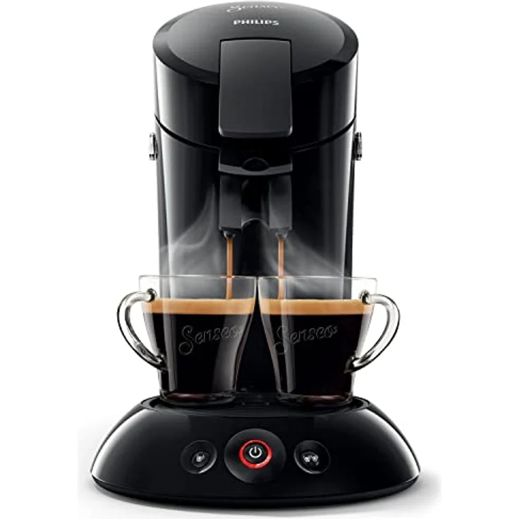 Philips Domestic Appliances Senseo Original Kaffeepadmaschine Mit Milchaufschäumer - Kaffee Boost Und Crema Plus Technologie, 0.7 Liters, Schwarz, (HD6553/65) – Bild 2