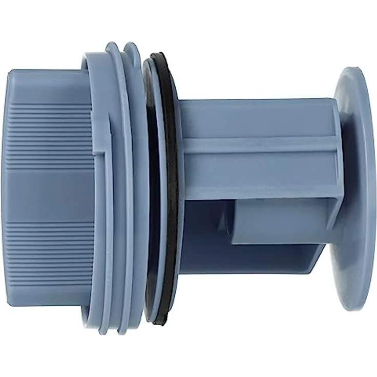vhbw Flusensieb für Neff Waschmaschinen und Trockner, 6,3 cm Durchmesser mit Dichtungsring, schwarz/blau – Bild 9