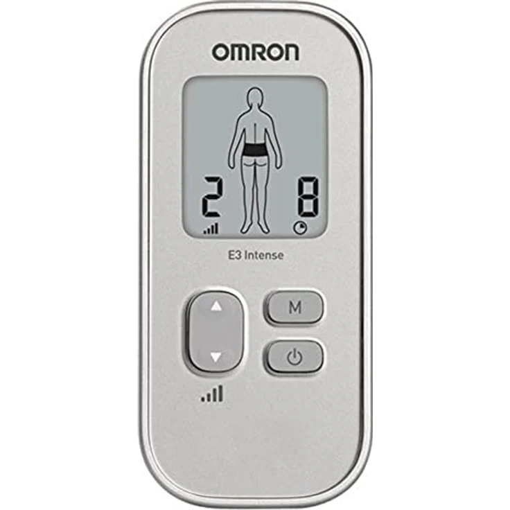 Omron TENS-Gerät E3 Intense HV-F021-ESL, tragbares Schmerztherapiegerät mit intensiven Massage- und Einstellungsoptionen – Bild 2