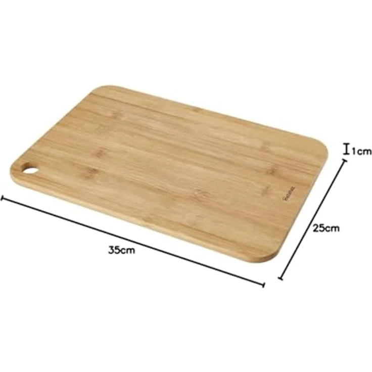 Schneidebrett 35x25x1, 0 cm Bambus – Bild 7