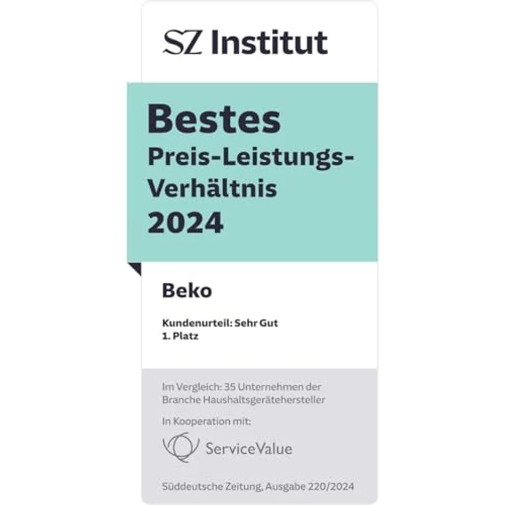 Beko B1804N Kühlschrank, Einbau, Höhe 88 cm Nische, Schlepptürtechnik, Energieklasse E – Bild 5