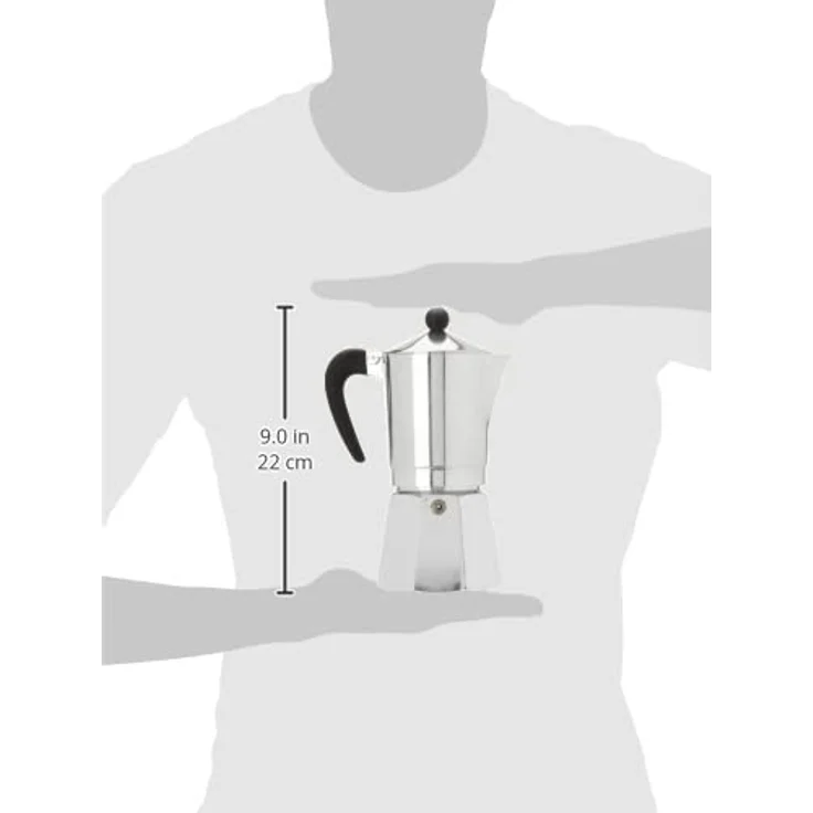 Bialetti 5903 Espressokocher Break 6 Tassen, Aluminium – Bild 4