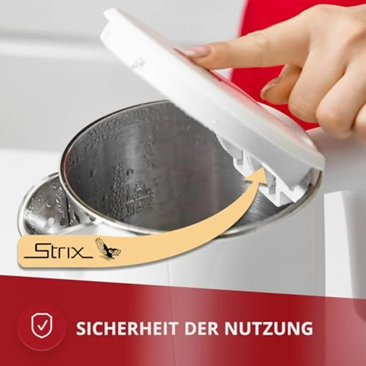 MPM MCZ-120, Wasserkocher mit Temperaturregelung von 40-100 °C, kabellos, weiß, 1,5 l – Bild 6