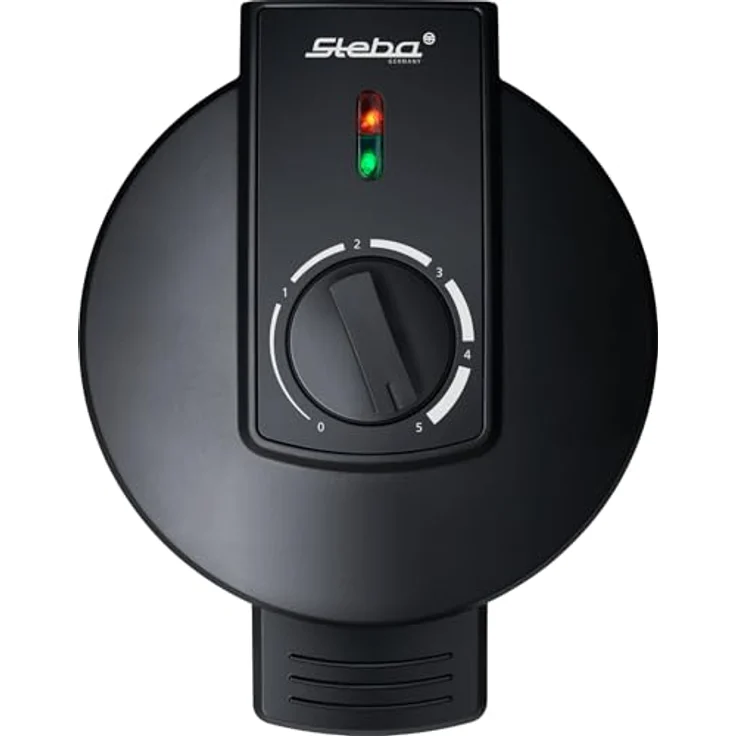 Steba XL-Waffel WE 3 XL, Waffeleisen für 5 Herzwaffeln, Antihaftbeschichtung, stufenlose Temperaturreglung, PFAS-frei - Steba 18,5 cm, fettarmes Backen – Bild 5